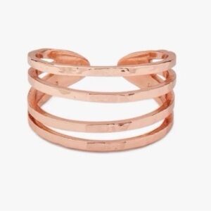 PURA VIDA Size 5 Rose Gold Pacifica Layered Ring NEW so cute!! Hard to find ring